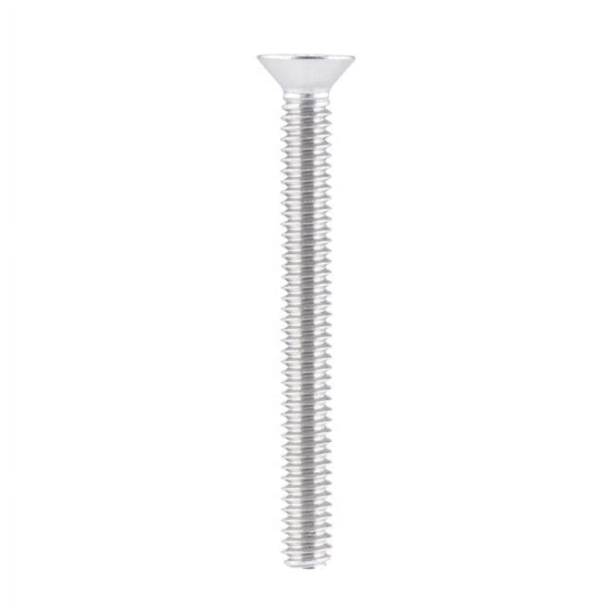 Hillman No. 1/4-20 X 2-1/2 in. L Phillips Flat Head Stainless Steel Machine Screws 50 pk