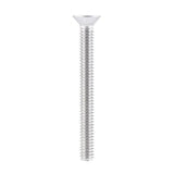 Hillman No. 1/4-20 X 2-1/2 in. L Phillips Flat Head Stainless Steel Machine Screws 50 pk