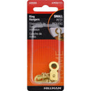 Hillman AnchorWire Brass-Plated Small Ring Hanger 1 lb 4 pk