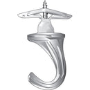 Hillman White Ceramic/Zinc Large Versa Hook 75 lb. cap. 1 pk