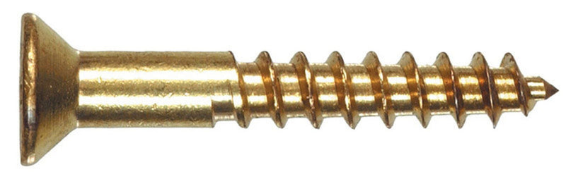 Hillman No. 6 X 1-1/2 in. L Phillips Wood Screws 100 pk