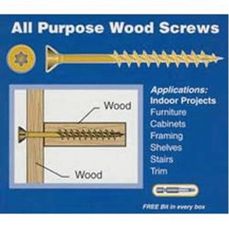 Hillman Power Pro No. 10 X 3-1/2 in. L Star Bronze Ceramic Wood Screws 5 lb 295 pk