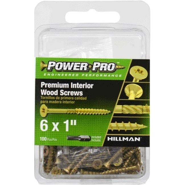 Hillman Power Pro No. 8 X 1-5/8 in. L Star Bronze Ceramic Screws 5 lb 1000 pk