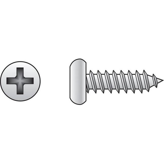 Hillman No. 10 X 1-3/4 in. L Phillips Pan Head Sheet Metal Screws 100 pk