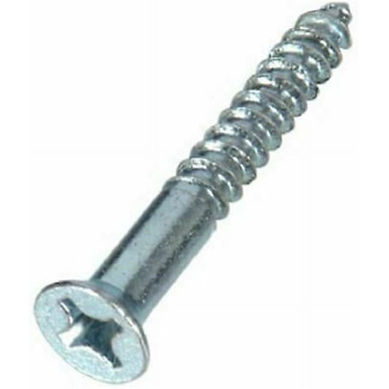 Hillman No. 12 X 2 in. L Phillips Zinc-Plated Wood Screws 100 pk