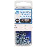 Hillman No. 10-24 X 1-1/2 in. L Slotted Flat Head Zinc-Plated Steel Machine Screws 8 pk