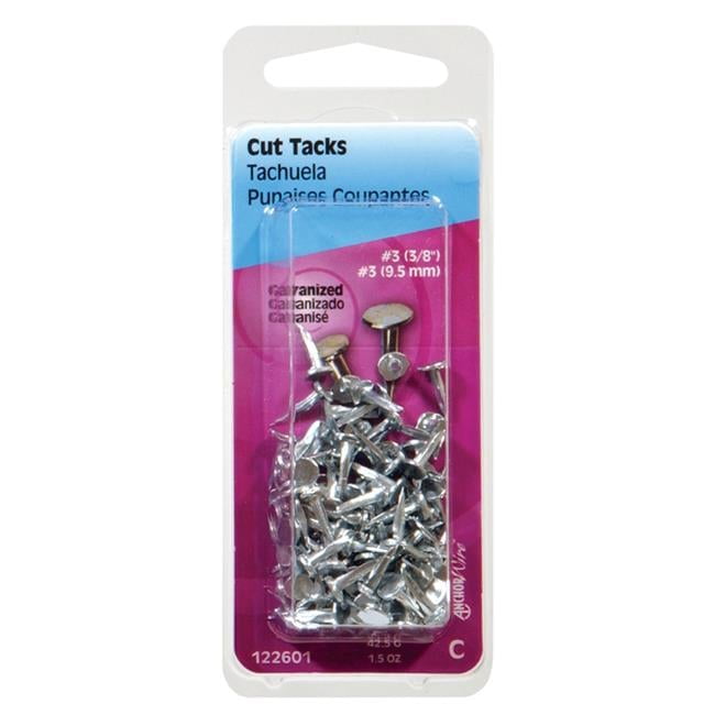 Hillman No. 14 X 3/4 in. L Galvanized Silver Steel Cut Tacks 1.75 pk