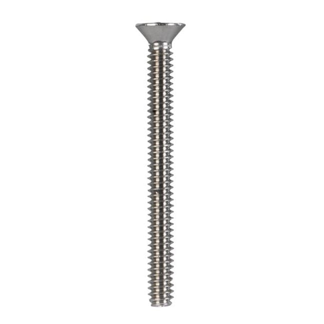 Hillman No. 6-32 X 1-1/2 in. L Phillips Flat Head Stainless Steel Machine Screws 100 pk