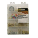 Hillman STEELWORKS L4 Brass-Plated Assorted Picture Hanging Set 10 lb 1 pk