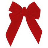 Holiday Trims Red 5 Loop Christmas Bow 10 in.