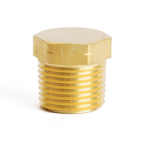 1/2 in. MPT Brass Hex Head Plug