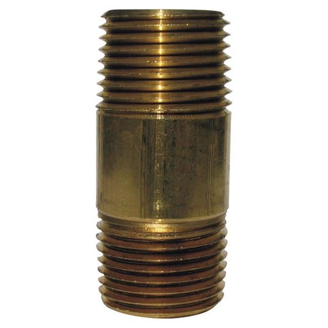 1 in. MPT X 1 in. D MPT Red Brass Nipple 4 in. L