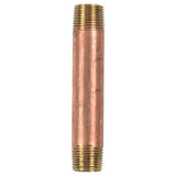 3/8 in. MPT X 3/8 in. D MPT Red Brass Nipple 3-1/2 in. L