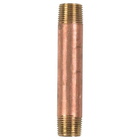 3/8 in. MPT X 3/8 in. D MPT Red Brass Nipple 3-1/2 in. L