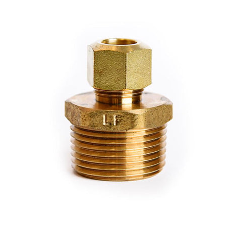 3/8 in. Compression X 3/4 in. D MPT Brass Connector