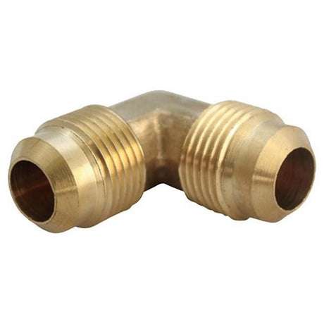 1/4 in. Flare X 1/4 in. D Flare Brass 90 Degree Elbow