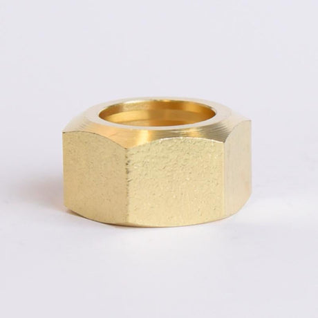 3/4 in. Compression X 3/4 in. D Compression Yellow Brass Nut