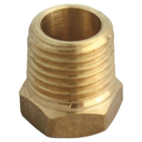 1 in. MPT X 1/2 in. D FPT Brass Hex Bushing