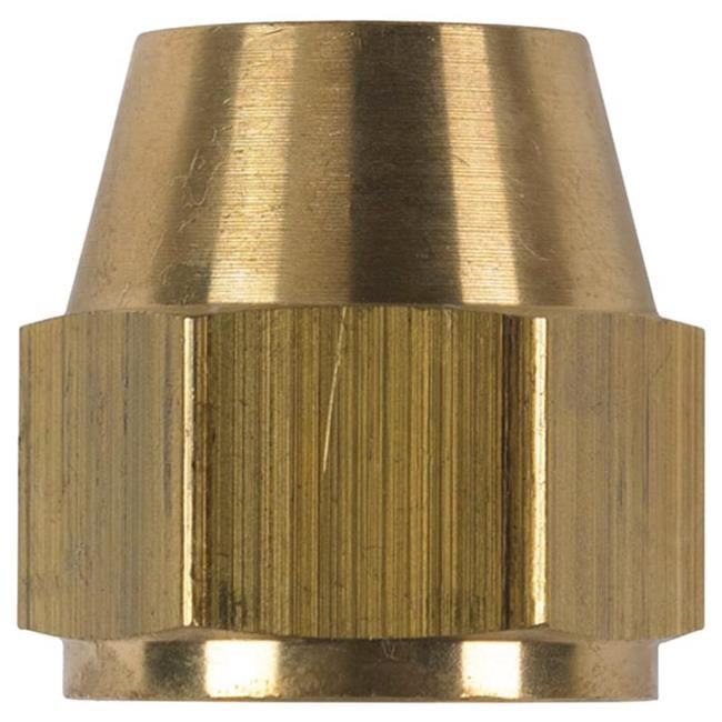 3/16 in. Flare bin Yellow Brass Nut