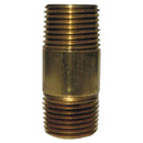 1/4 in. MPT X 1/4 in. D MPT Red Brass Nipple 2 in. L