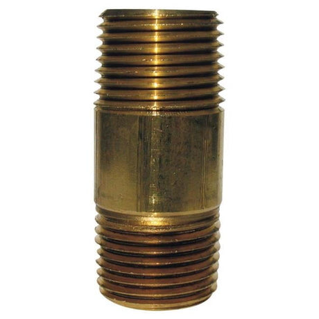 1/2 in. MPT X 1/2 in. D MPT Red Brass Nipple 4 in. L
