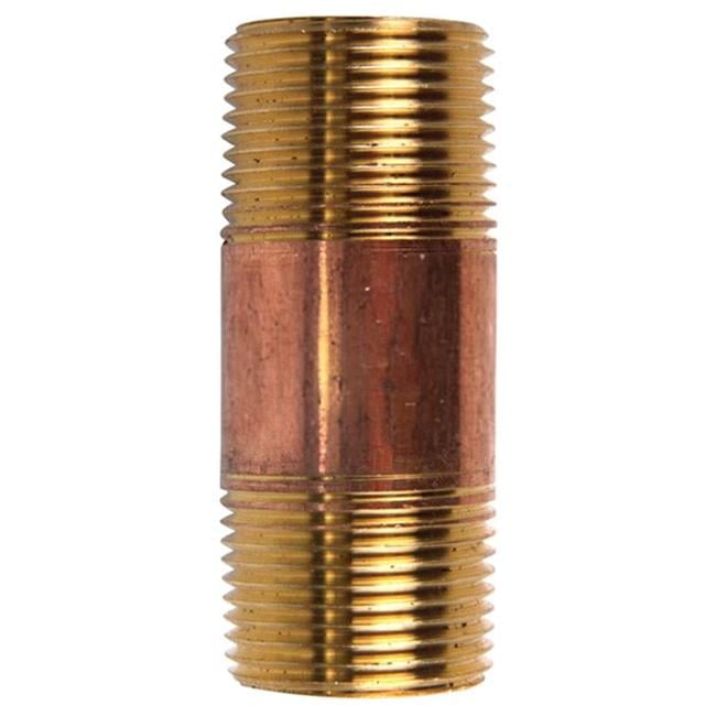 3/4 in. MPT X 3/4 in. D MPT Red Brass Nipple 2-1/2 in. L