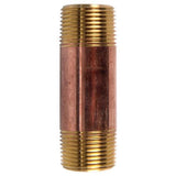 3/4 in. MPT X 3/4 in. D MPT Red Brass Nipple 3 in. L