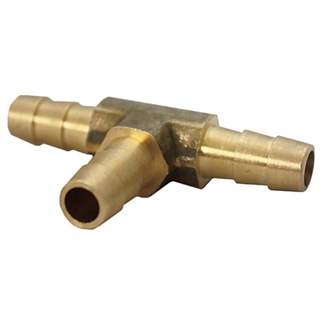 Brass 5/16 in. D X 5/16 in. D Tee Connector 1 pk