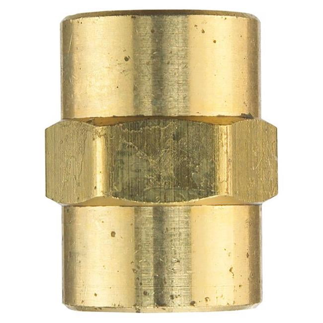 1/2 in. FPT X 1/2 in. D FPT Brass Coupling