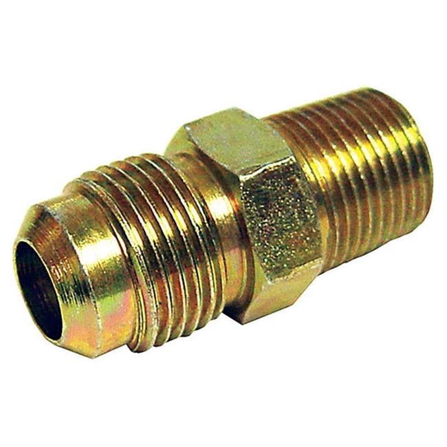 1/4 in. Flare X 1/4 in. D Male Brass Adapter