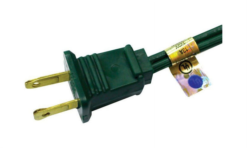 Home Plus Indoor 6 ft. L Green Extension Cord with Switch 18/2