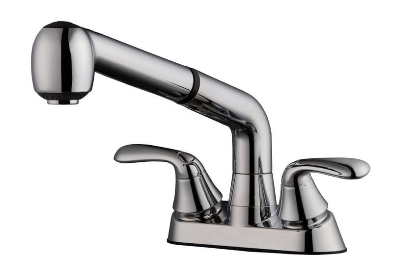 Home Plus Two Handle Chrome Laundry Faucet