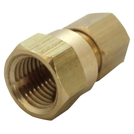 7/8 in. Compression X 3/4 in. D FPT Brass Coupling