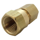 1/2 in. Compression X 3/4 in. D FPT Brass Coupling