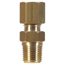 1/4 in. Compression X 1/8 in. D MPT Brass Connector