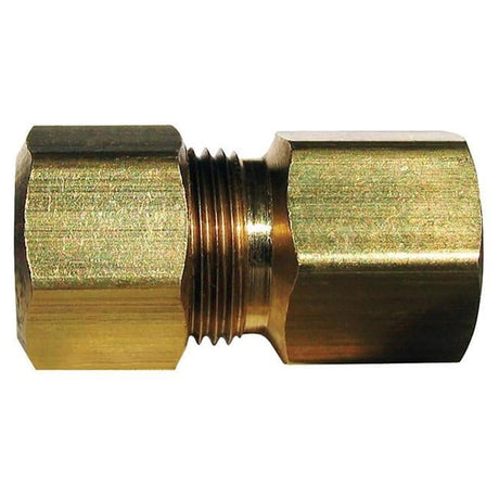 3/8 in. Compression X 1/4 in. D FPT Brass Coupling