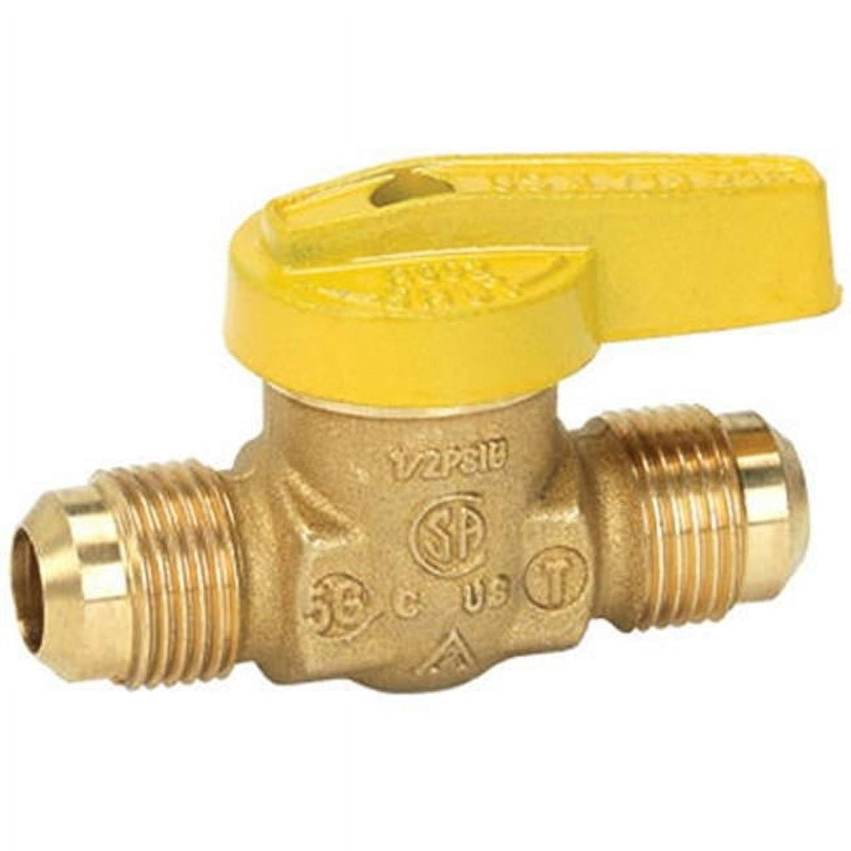 Homewerks 1/2 in. Brass Flare Gas Ball Valve