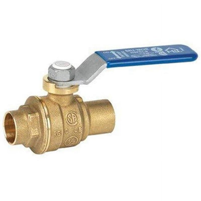 Homewerks 3/4 in. Brass Sweat Ball Valve Full Port