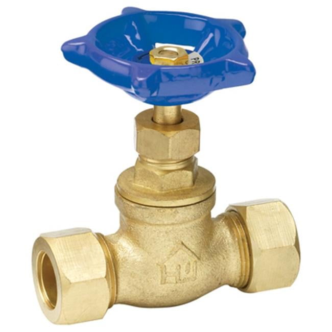 Homewerks 3/4 in. Compression X 3/4 in. Compression Brass Stop and Waste Valve