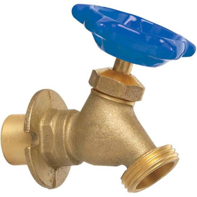 Homewerks 1/2 or 3/4 in. Sweat X 3/4 in. MHT Brass Sillcock Valve