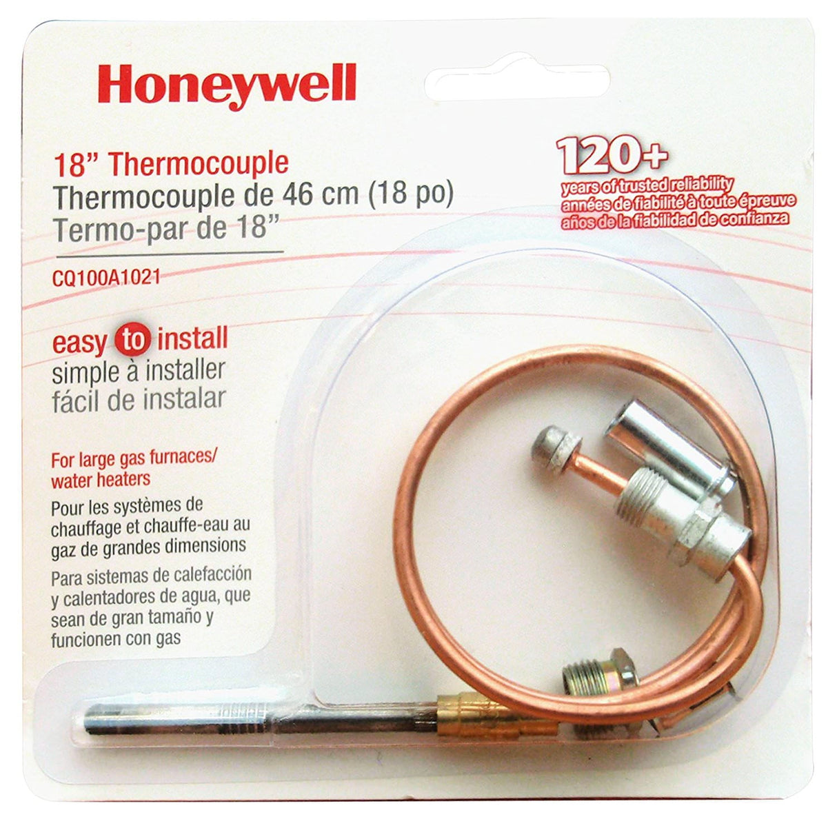Honeywell 18 in. L 0.03 V Universal Thermocouple