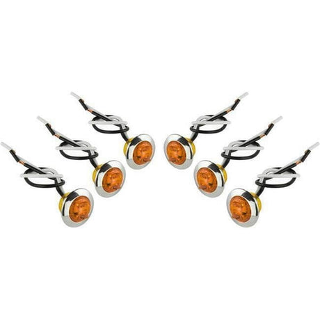 Hopkins Amber Round Clearance/Side Marker LED Light