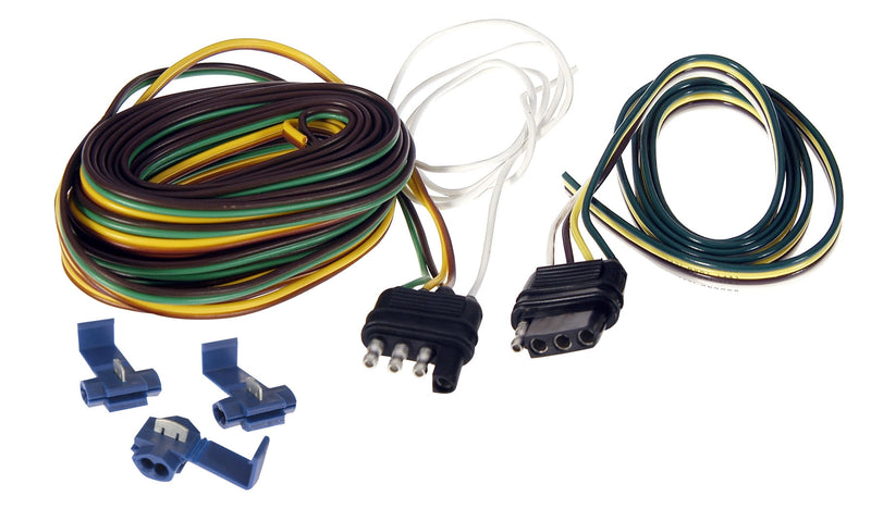 Hopkins 4 Flat Trailer Y Wiring Harness 20 ft.