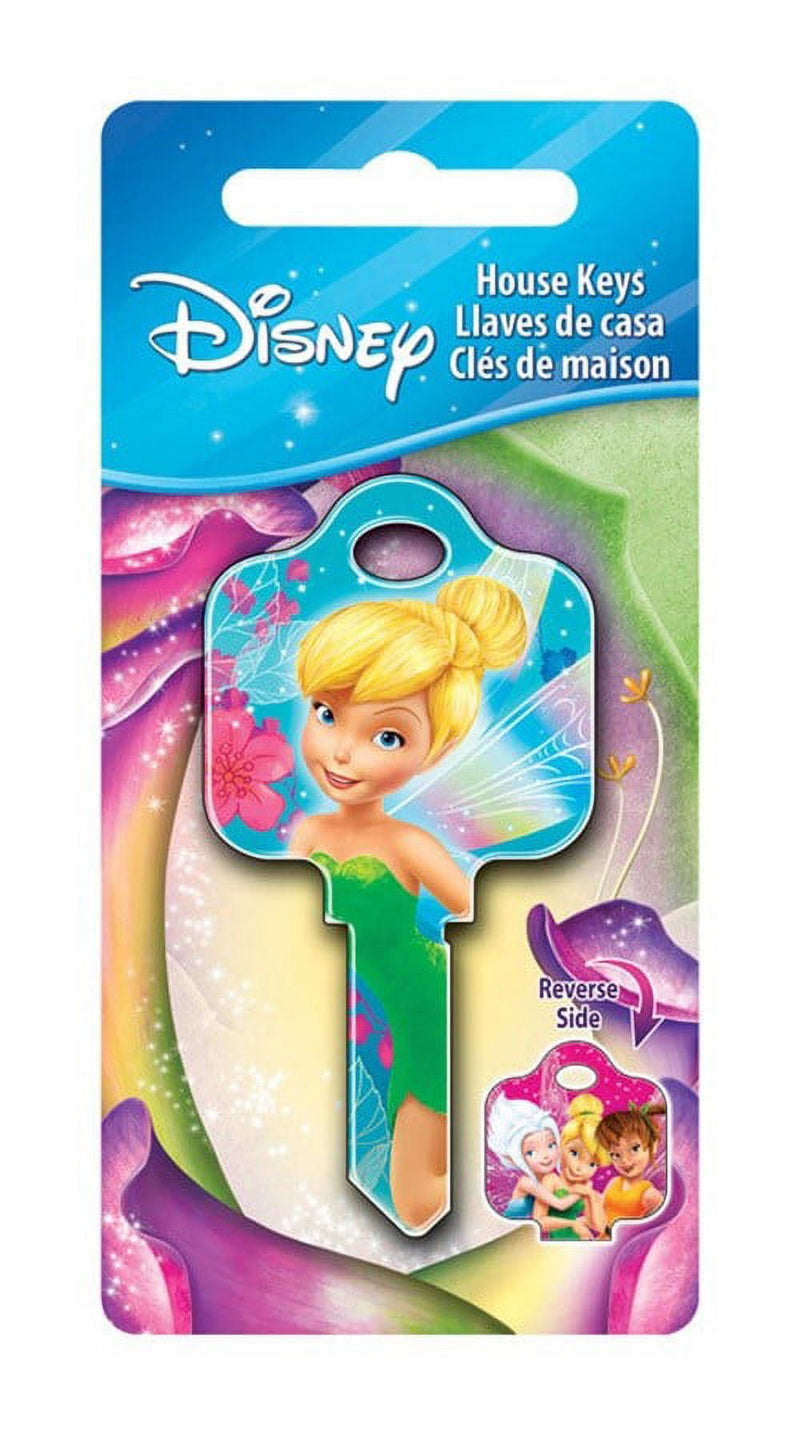 Hillman Disney Fairies House Key Blank 68 SC1 Single For Schlage Locks