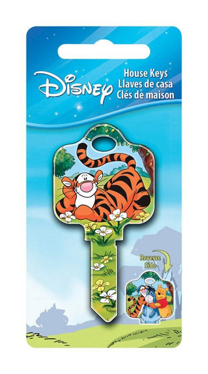 Hillman Disney Tigger Bounce House Key Blank 68 SC1 Single For Schlage Locks