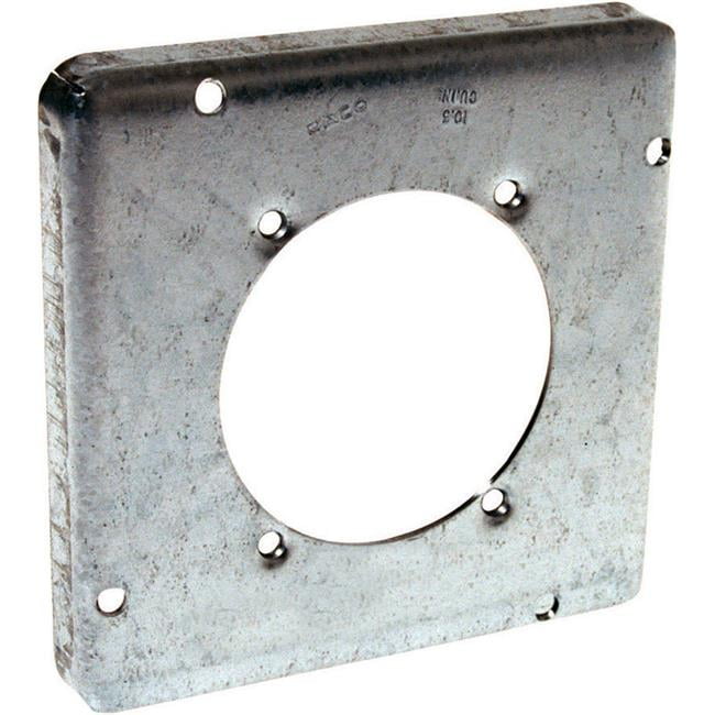 Raco Square Steel 2 gang Box Cover