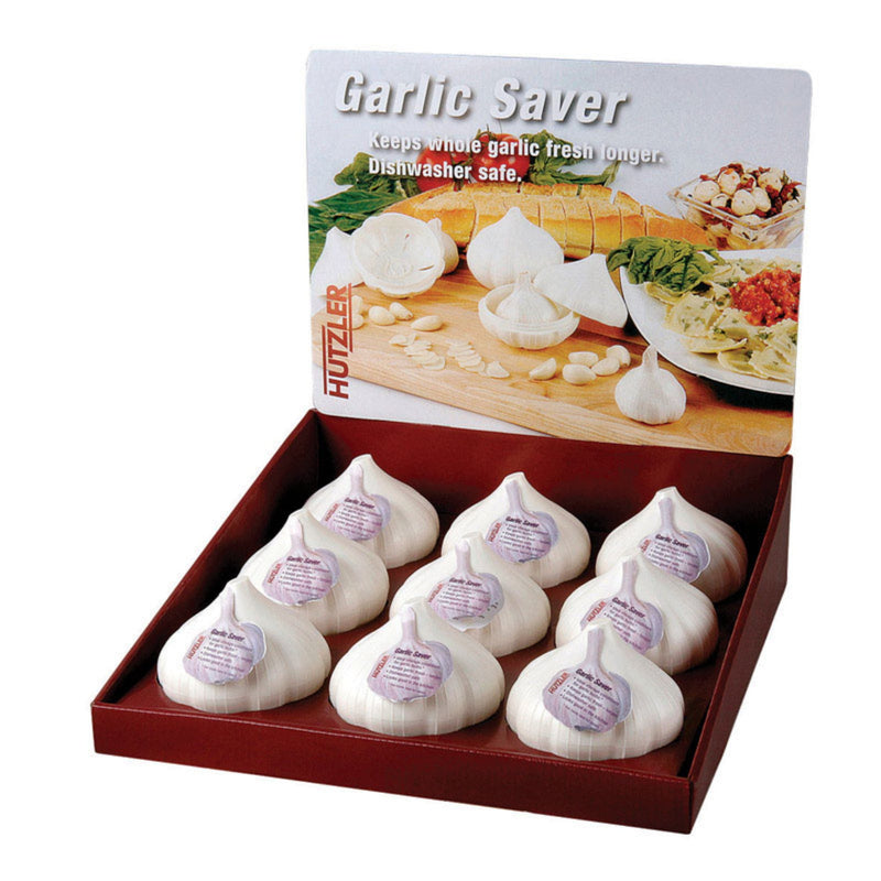 Hutzler White Plastic Garlic Saver