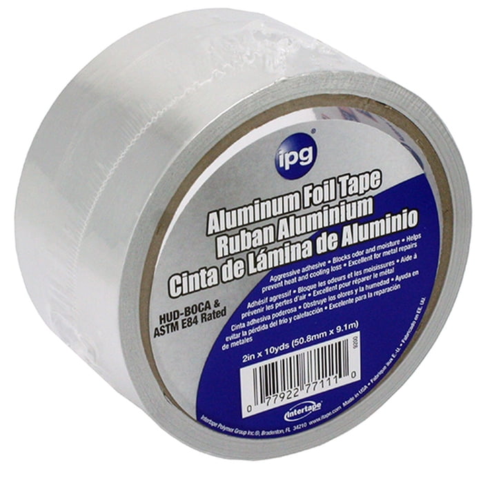 IPG 2 in. W X 10 yd L Silver Foil Tape