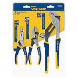 Irwin Vise-Grip 3 pc Nickel Chrome Steel Traditional Pliers Set Assorted in. L