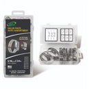 Ideal Tridon 5/16 in. 2-3/4 in. SAE 4' SAE 6 Silver Hose Clamp Stainless Steel